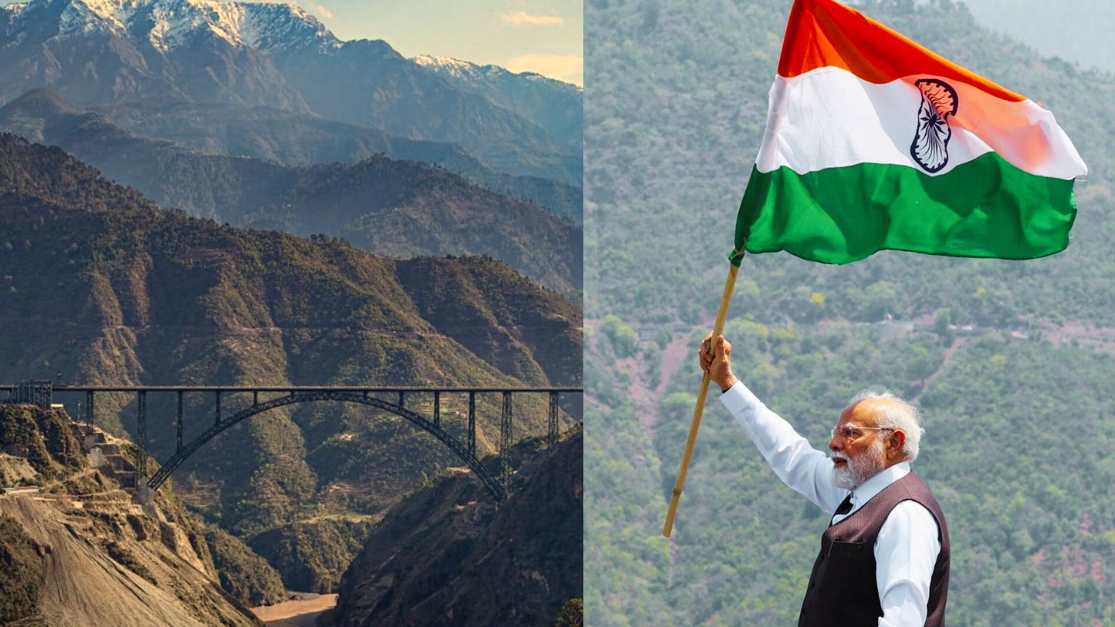 PM Modi unveils world's highest rail bridge in J&K